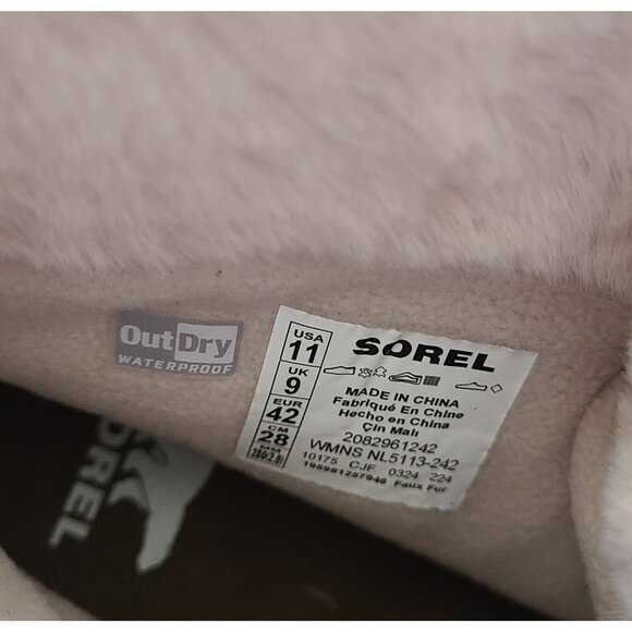 NEW Sorel TIVOLI V Waterproof Lace-Up Insulated Winter Snow Boots Womens Size 11 - Picture 16 of 16